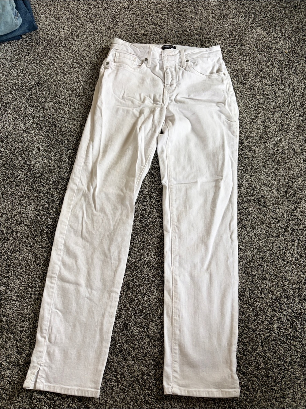 NYDJ Men's White Straight Jeans
